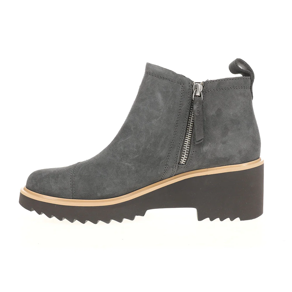 Maude Zippered Wedge Booties - Image 3