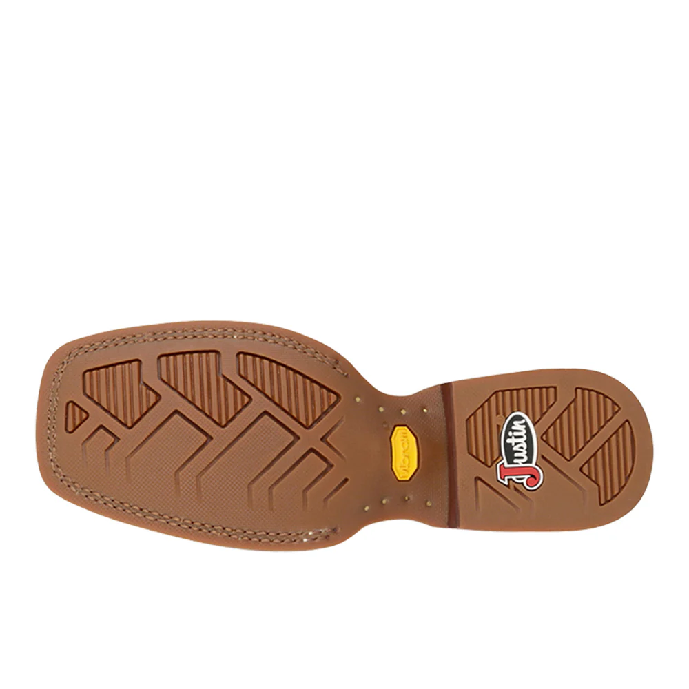 May Day 13 Inch Embroidered Square Toe Pull On Cowboy Boots - Image 5