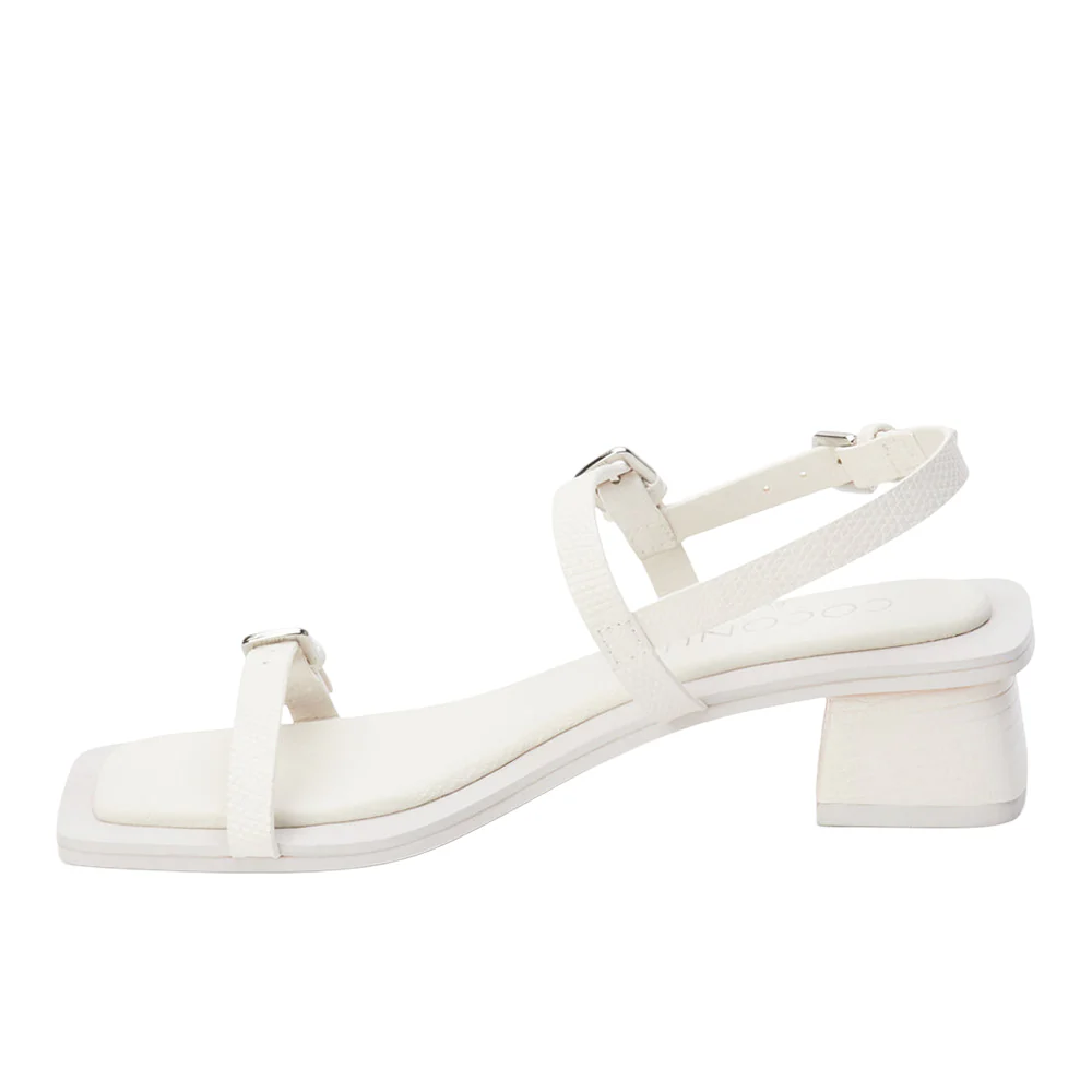 Maya Lizard Block Heel Slingback Sandals - Image 3