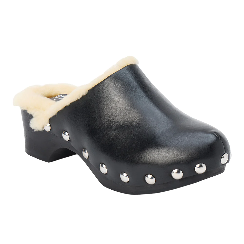 Mayfair Shearling Clogs - Image 2