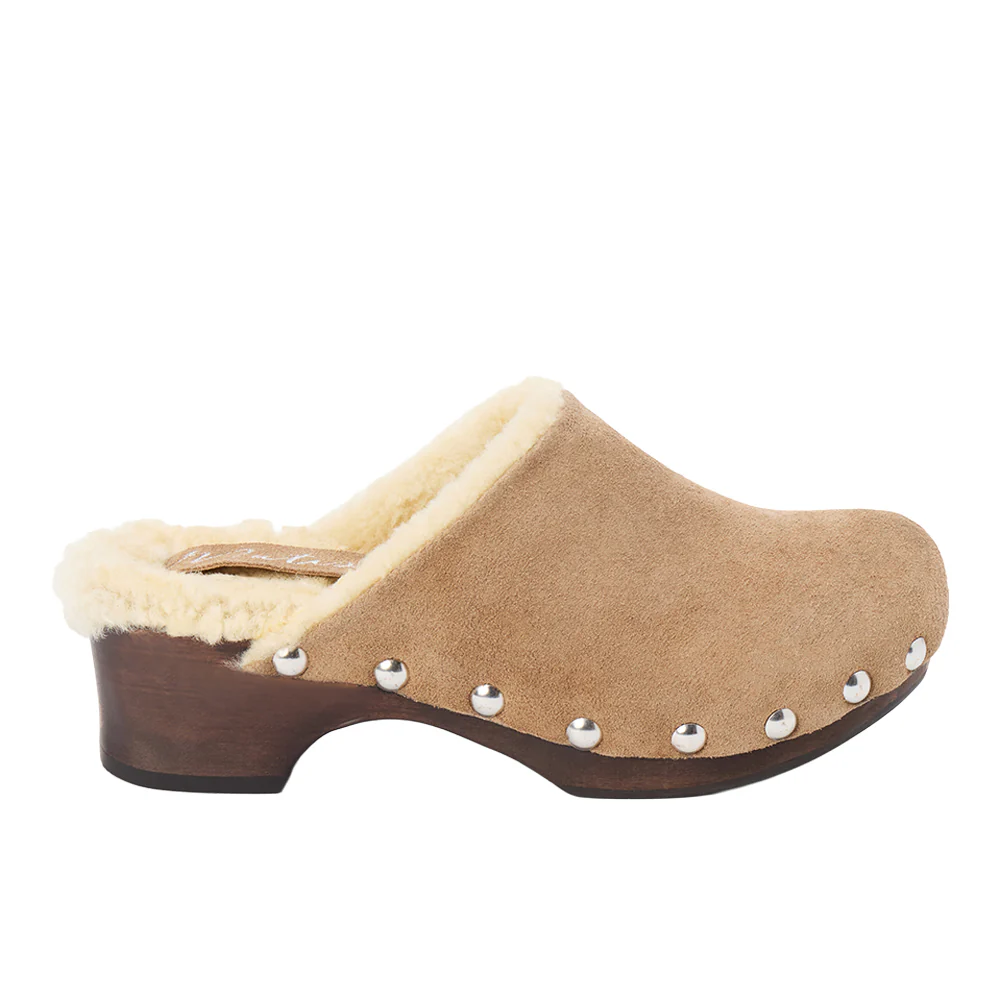 Mayfair Shearling Clogs