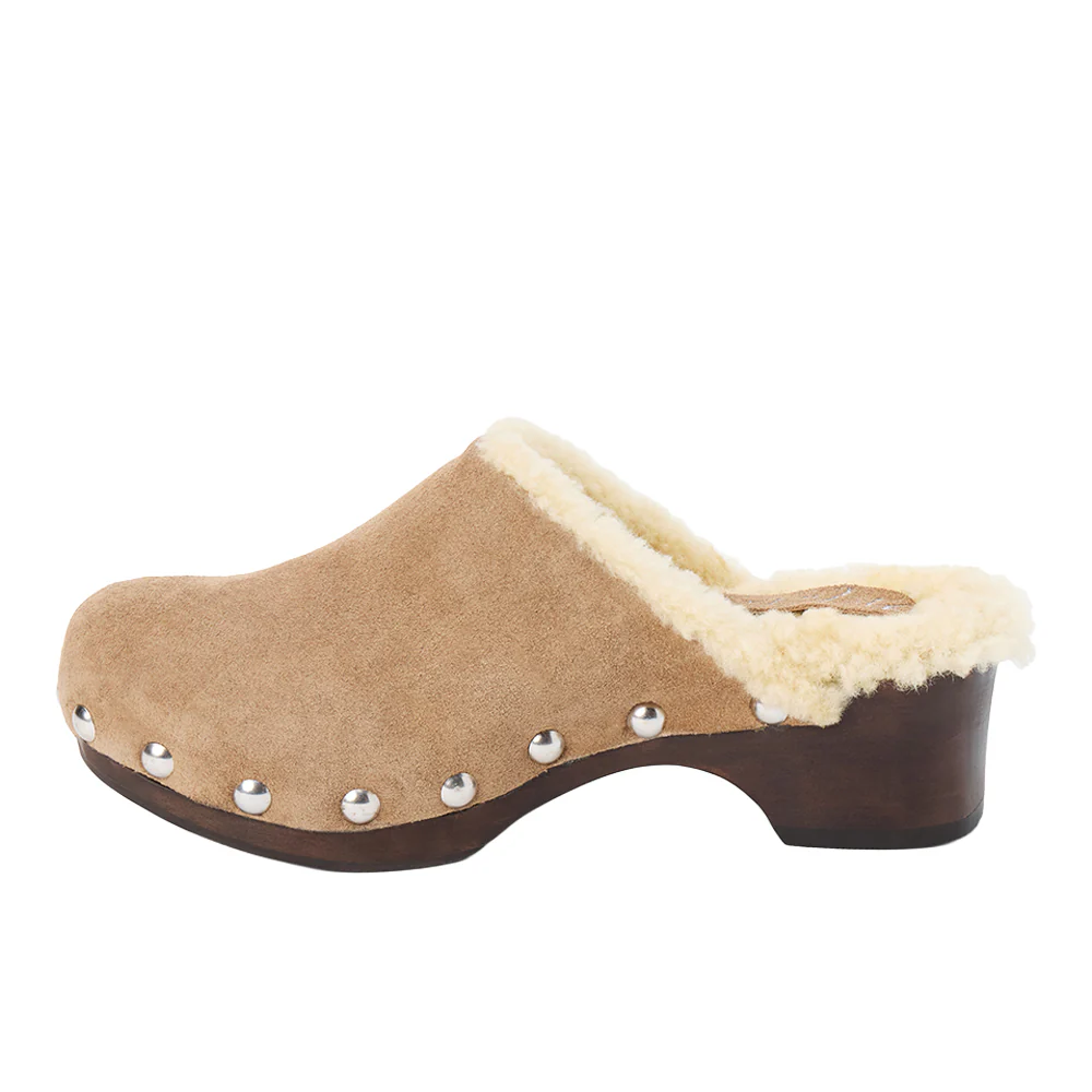 Mayfair Shearling Clogs - Image 3