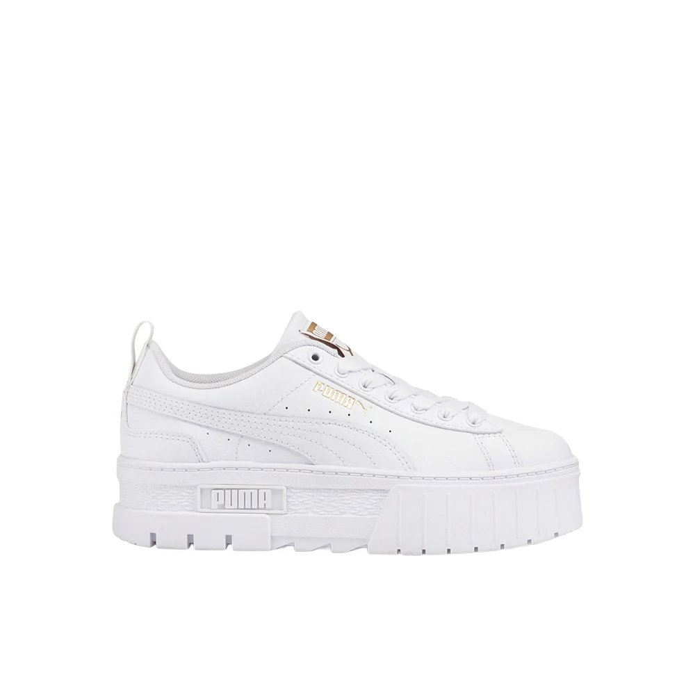 Mayze Leather Platform Lace Up Sneakers (Big Kid)