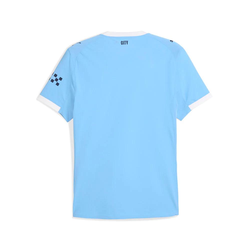 Manchester City F.C. Crew Neck Short Sleeve Home Soccer Jersey Authentic - Image 4