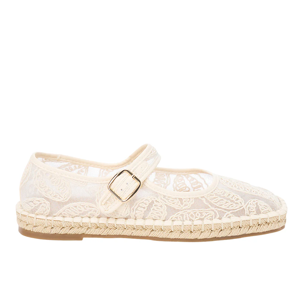 Meg Mary Jane Espadrille Flats
