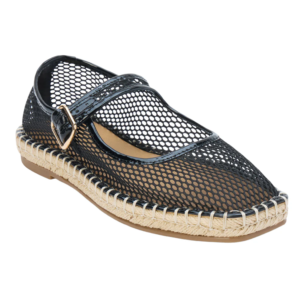 Meg Mary Jane Espadrille Flats - Image 2
