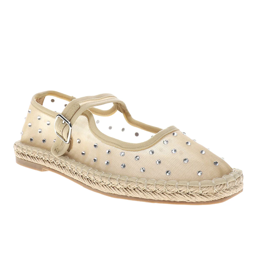 Meg Mary Jane Espadrille Flats - Image 2