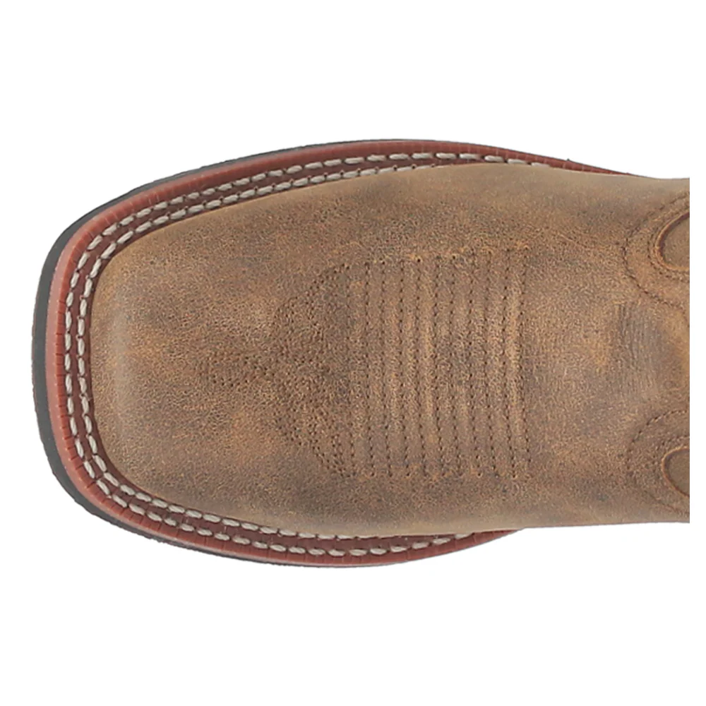 Megan Embroidered Square Toe Cowboy Boots - Image 4