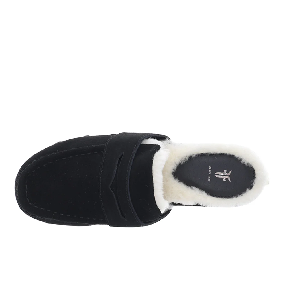 Melody Shearling Platform Clogs - Image 4
