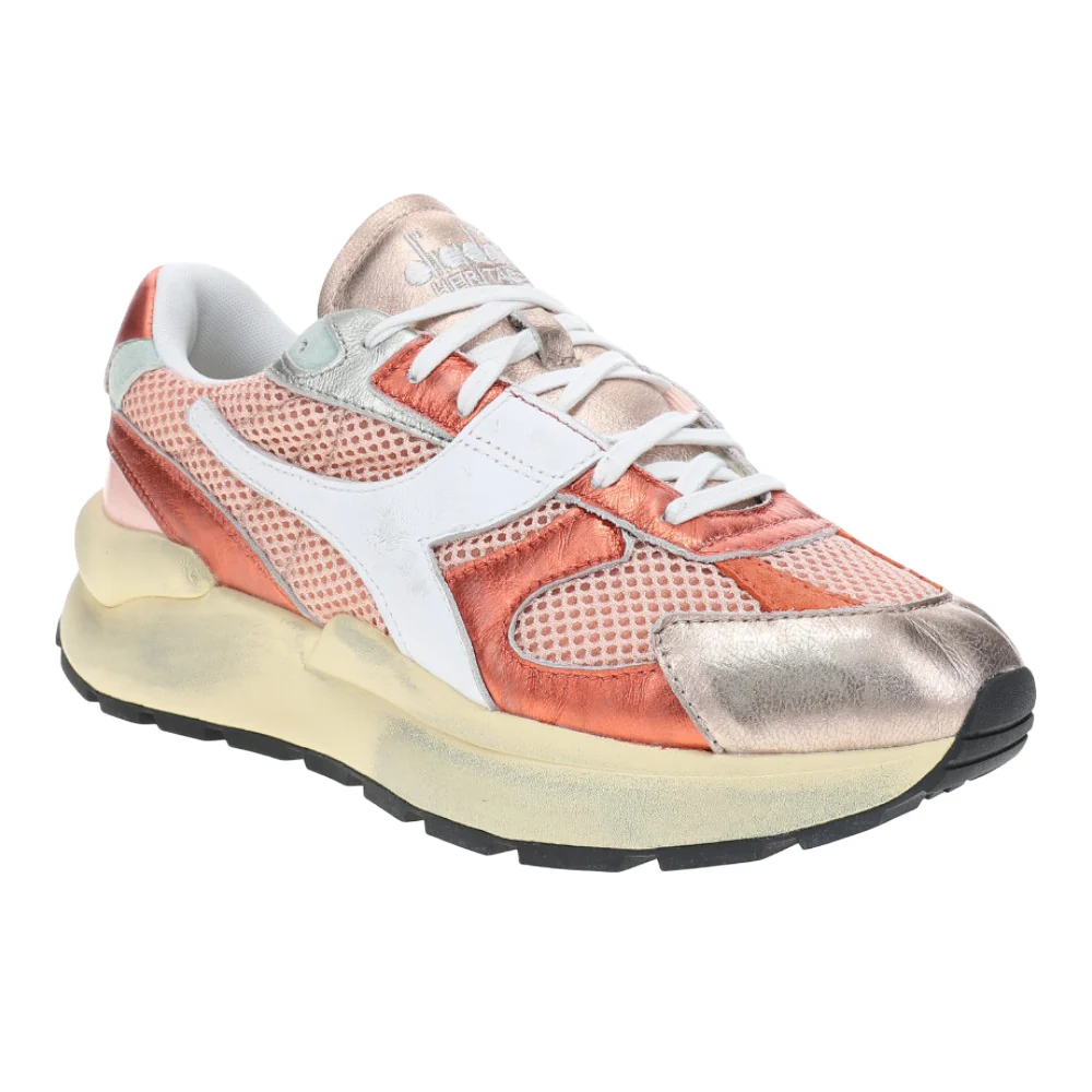 Mercury Elite Lam Used Metallic Lace Up Sneakers - Image 2