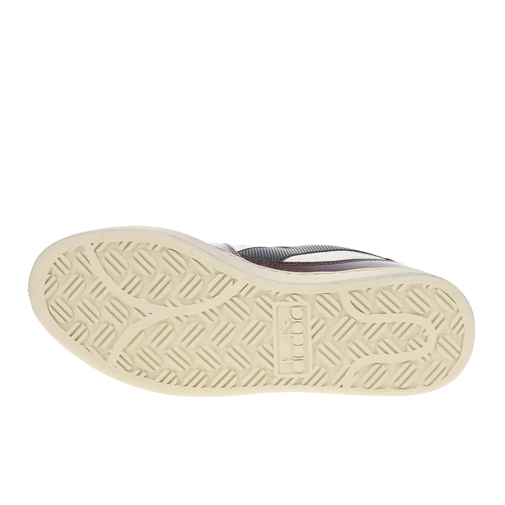 Mi Basket Low Metallic Dirty Lace Up Sneakers - Image 5