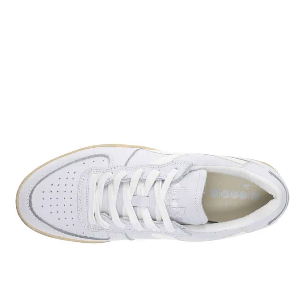 Mi Basket Low Used Lace Up Sneakers - Image 4