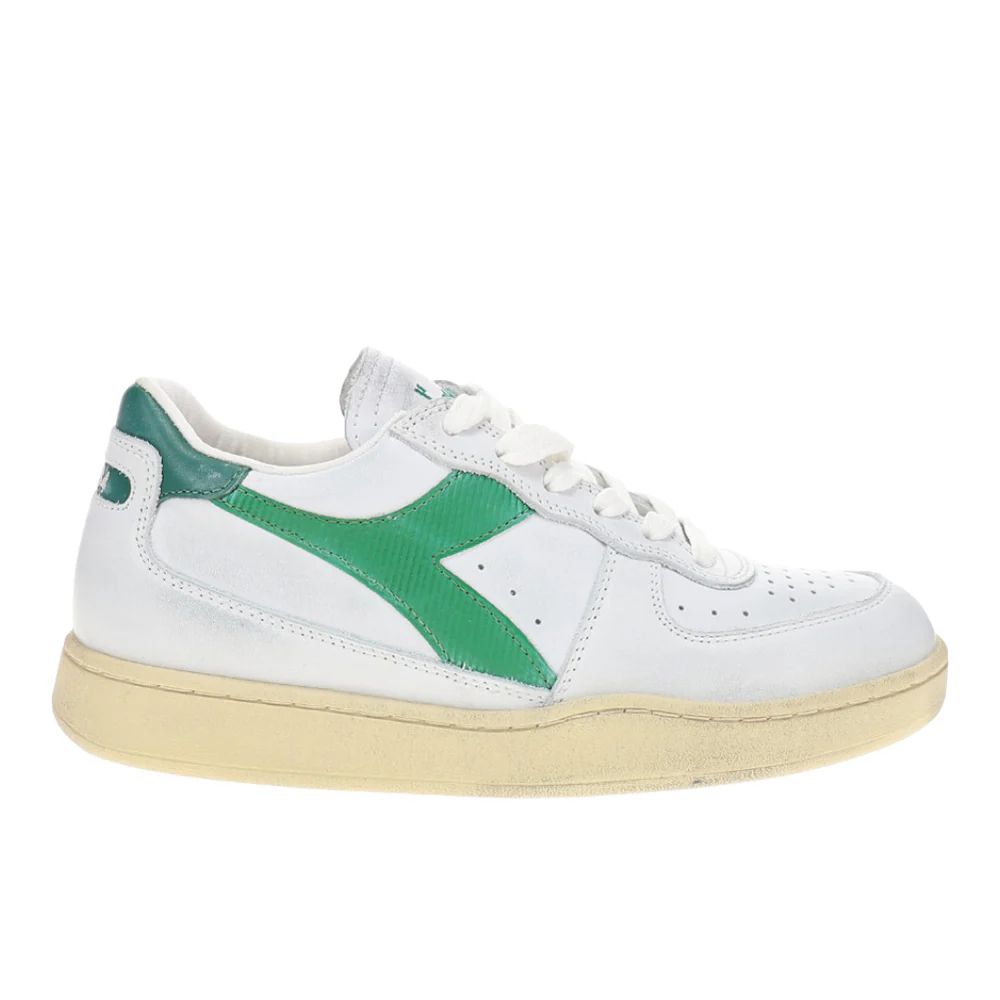 Mi Basket Low Used Lace Up Sneakers