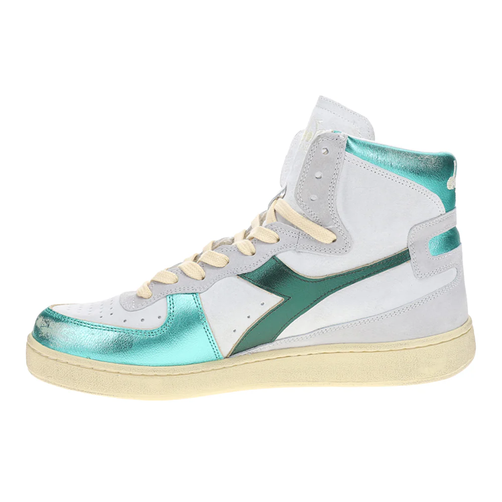 Mi Basket Metal Pigskin Used High Top Sneakers - Image 3