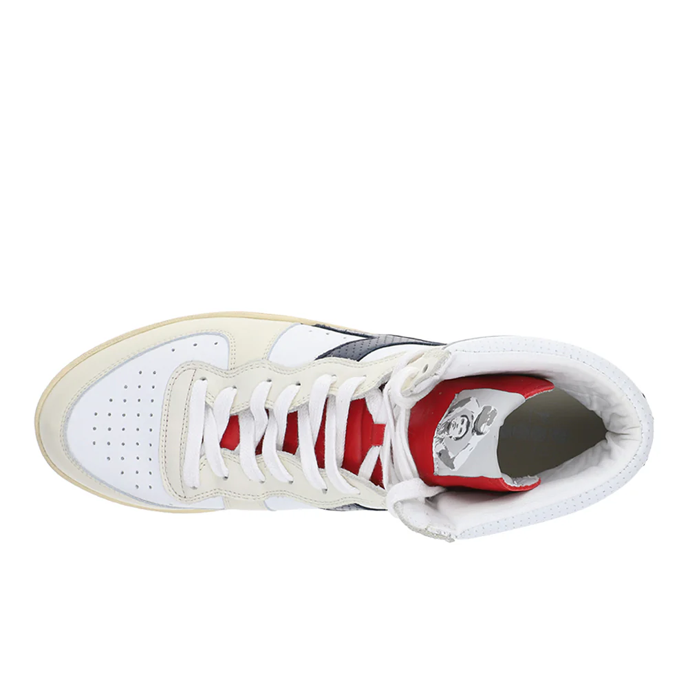 Mi Basket Punched Italia Lace Up Sneakers - Image 4