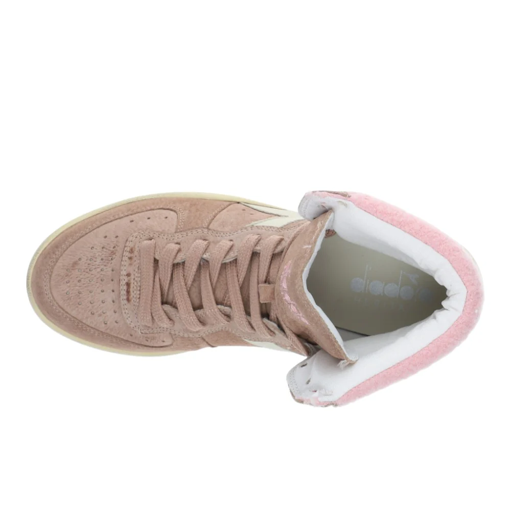 Mi Basket Shearling Lace Up Sneakers - Image 4