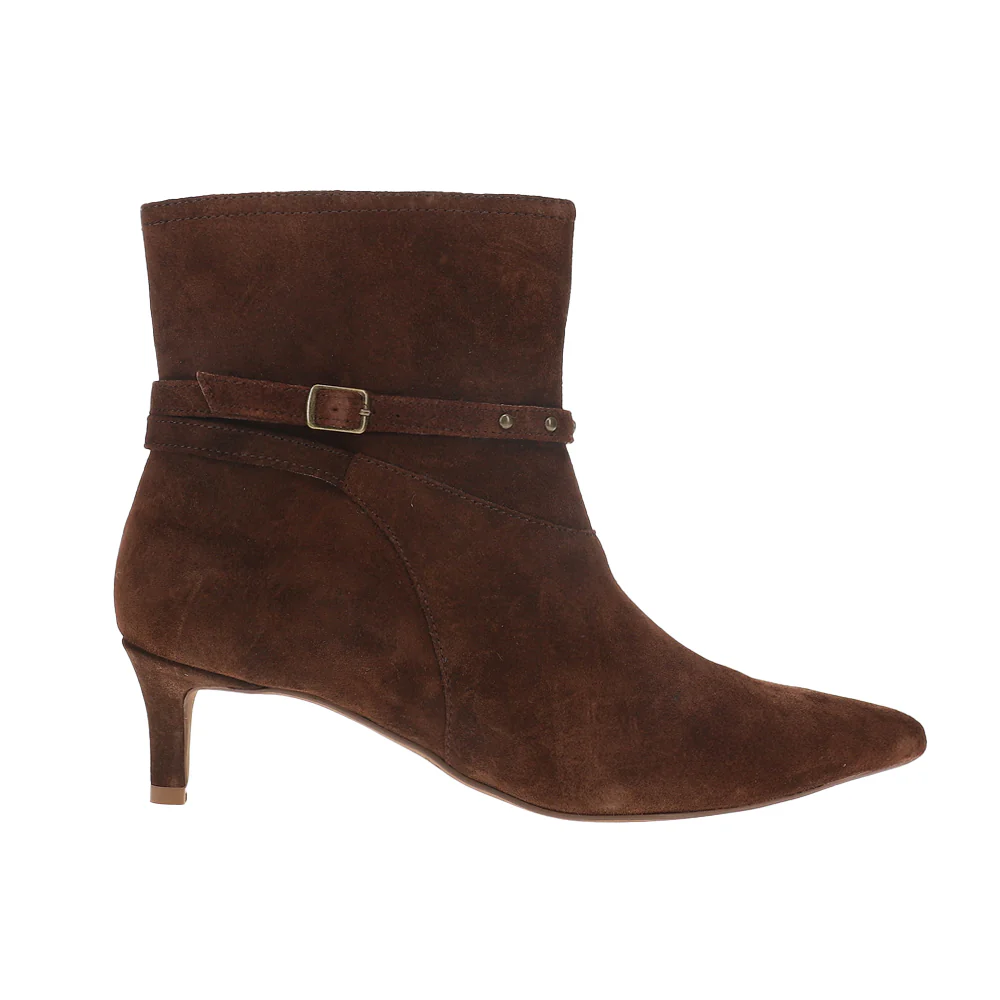 Milan Kitten Heel Ankle Boots