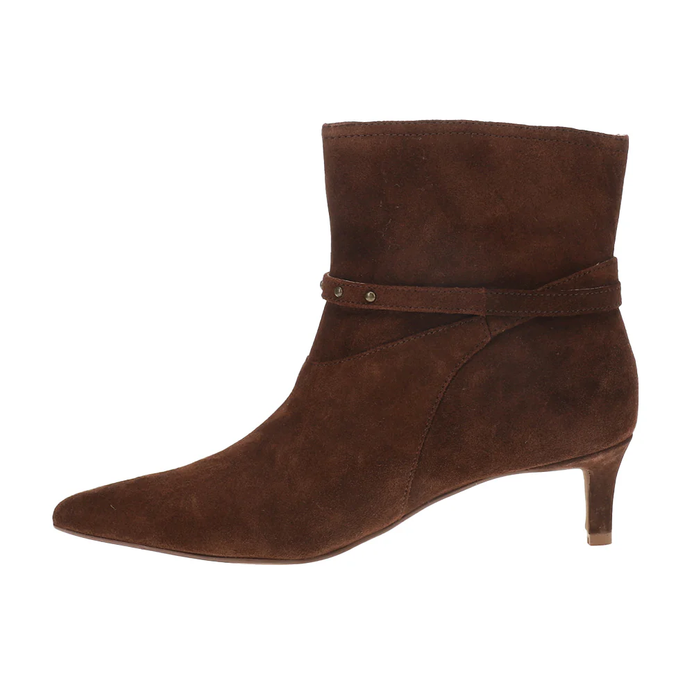 Milan Kitten Heel Ankle Boots - Image 3