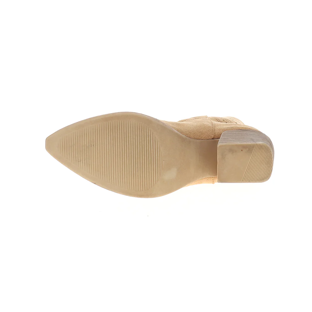 Miranda Embroidered Pointed Toe Pull On Cowboy Booties - Image 5
