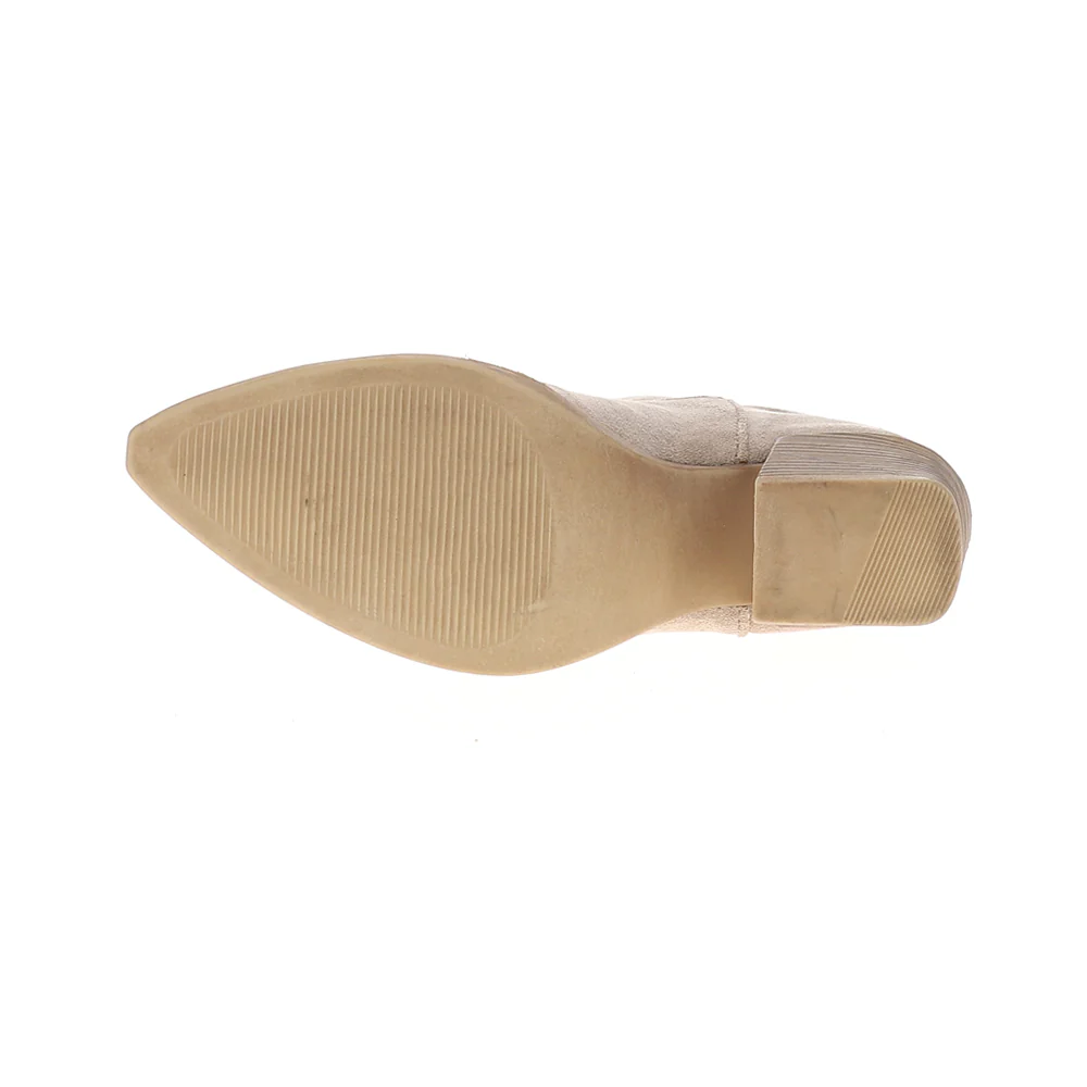 Miranda Embroidered Round Toe Pull On Cowboy Booties - Image 5