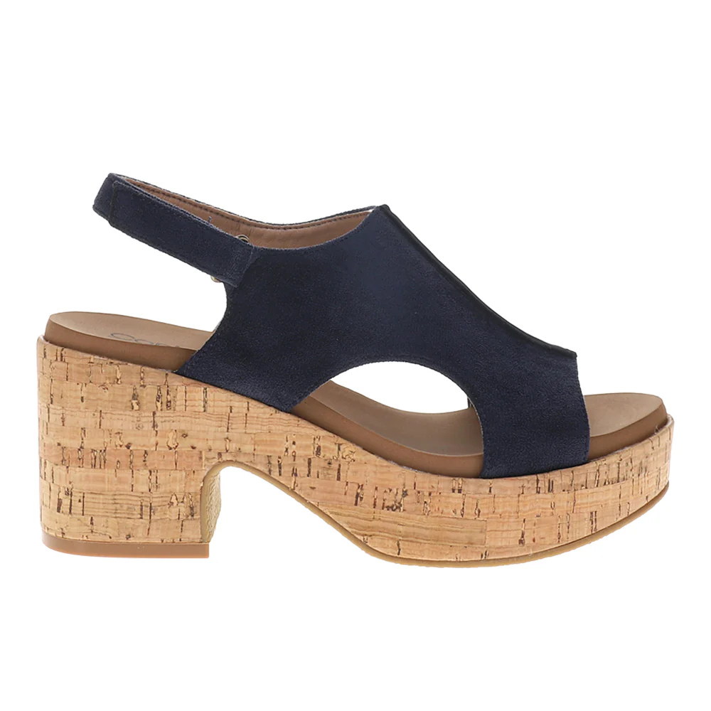 Miss Carley Block Heel Slingback Sandals
