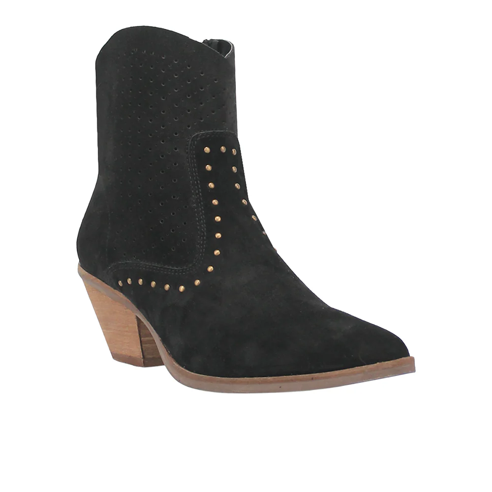 Miss Priss Cut-Outs Studded Pointed Toe Zippered Cowboy Booties - Image 2
