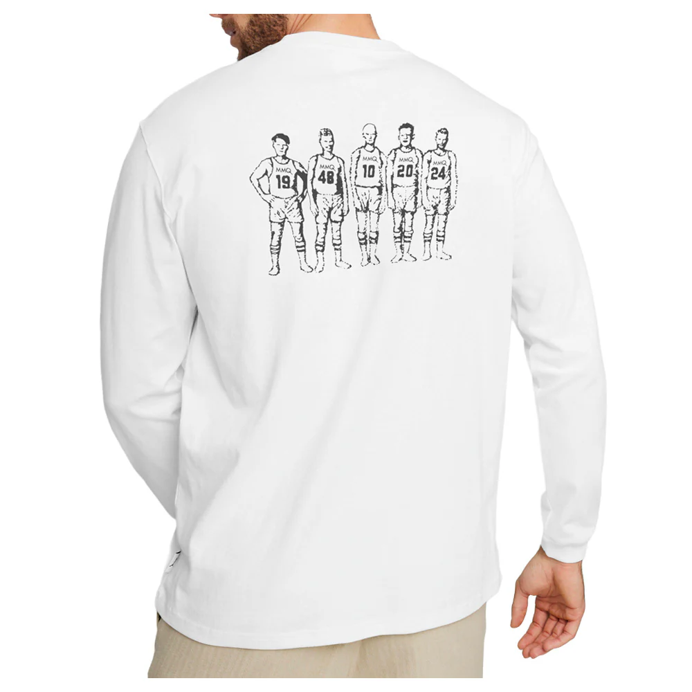 MMQ Crew Neck Long Sleeve T-Shirt - Image 4