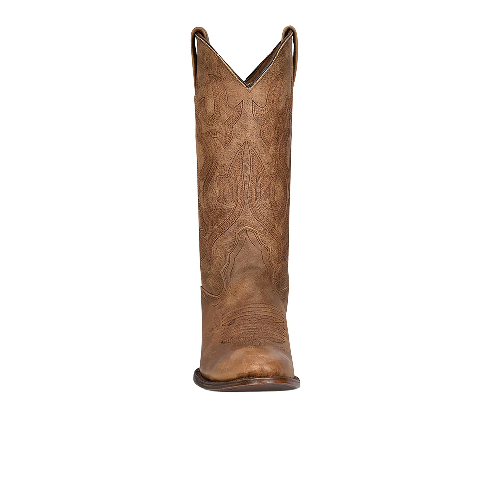 Embroidered Round Toe Cowboy Boots - Image 3