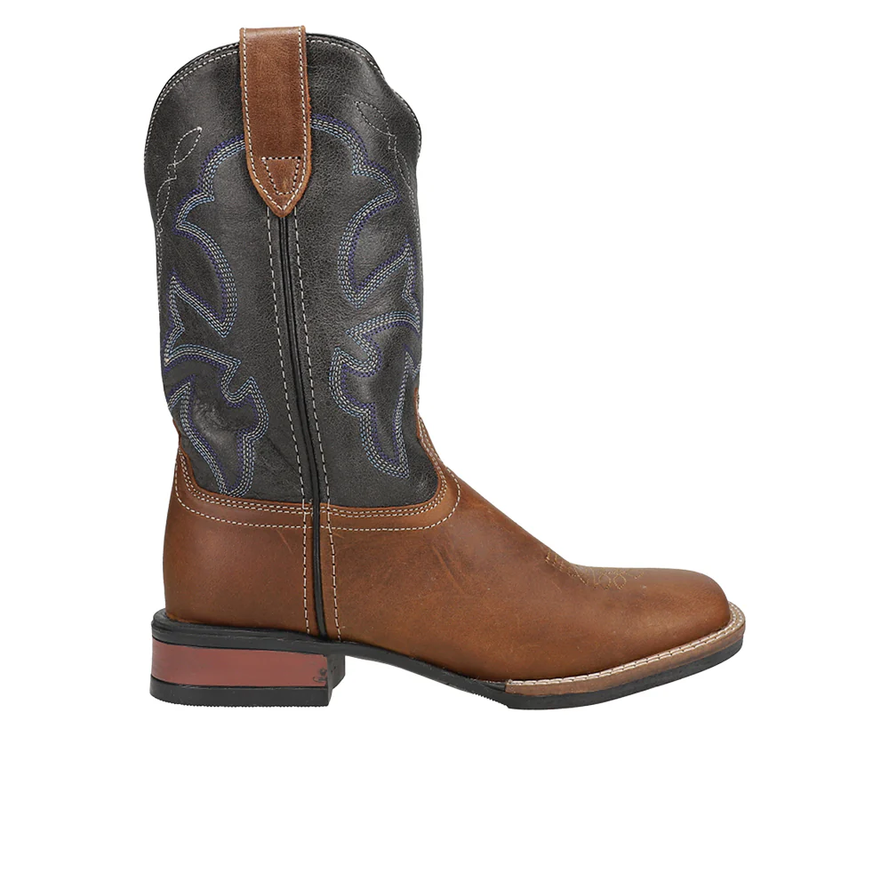 Monterey Square Toe Cowboy Boots (Big Kid)