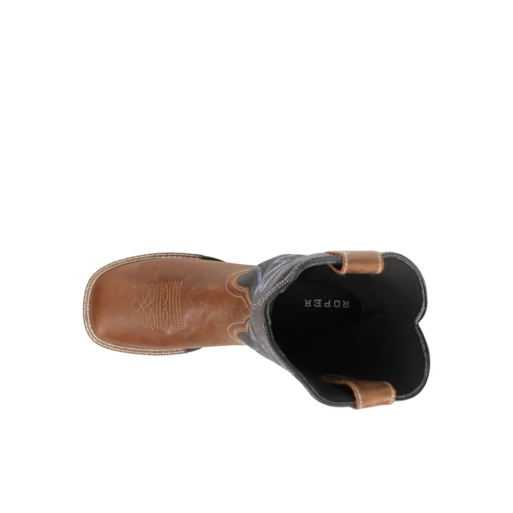 Monterey Square Toe Cowboy Boots (Big Kid) - Image 4