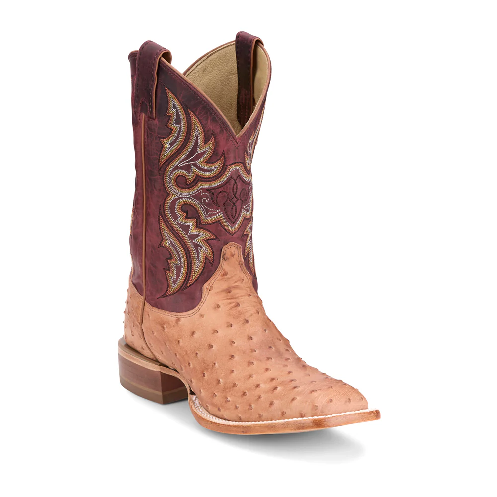 Moseley 11 Inch Full Quill Ostrich Square Toe Cowboy Boots - Image 2
