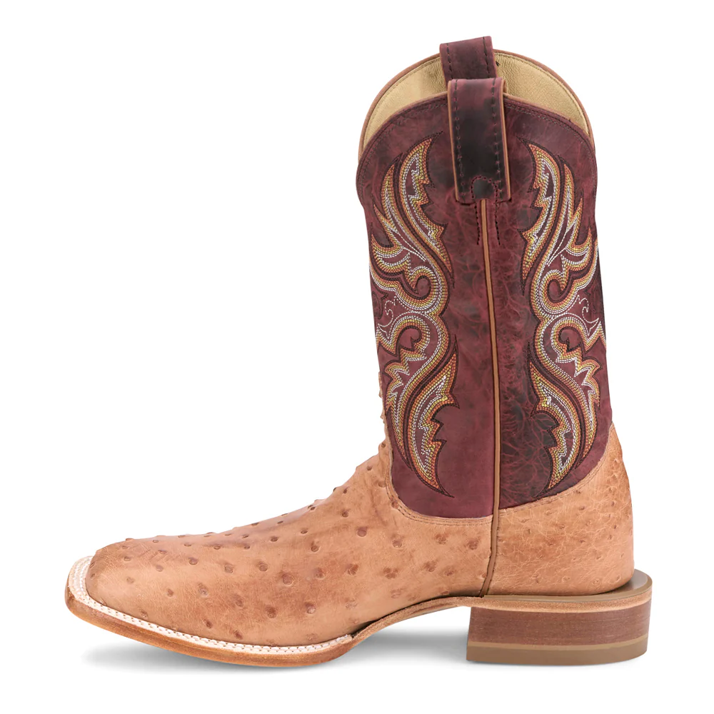 Moseley 11 Inch Full Quill Ostrich Square Toe Cowboy Boots - Image 3