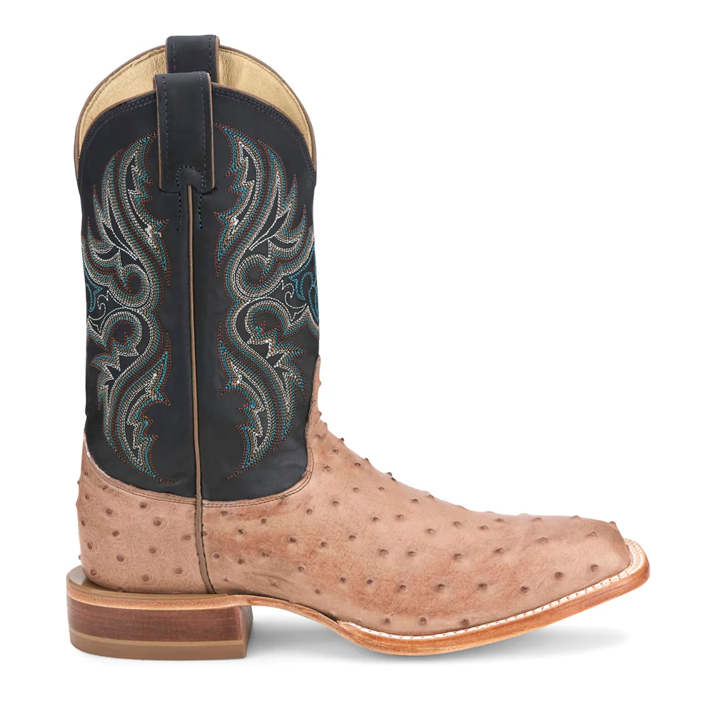 Moseley 11 Inch Full Quill Ostrich Square Toe Cowboy Boots