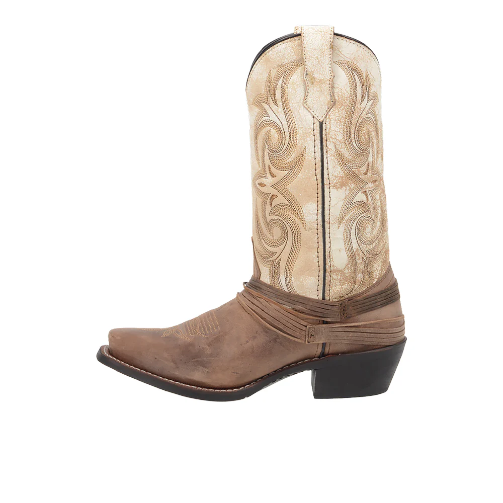 Myra Embroidered Square Toe Cowboy Boots - Image 3