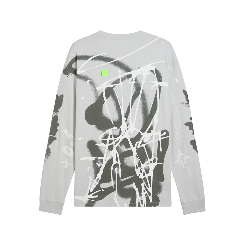 Nacho Graphic Crew Neck Long Sleeve T-Shirt - Image 2