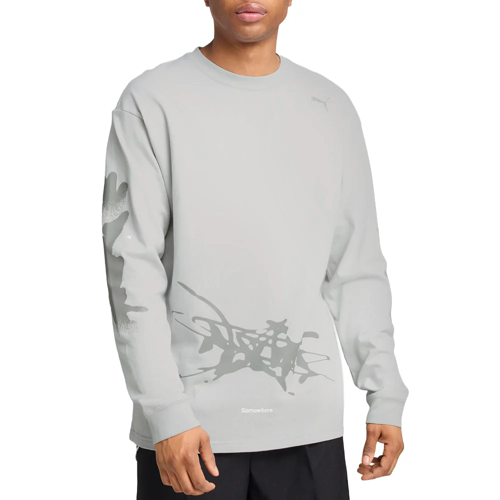 Nacho Graphic Crew Neck Long Sleeve T-Shirt - Image 3