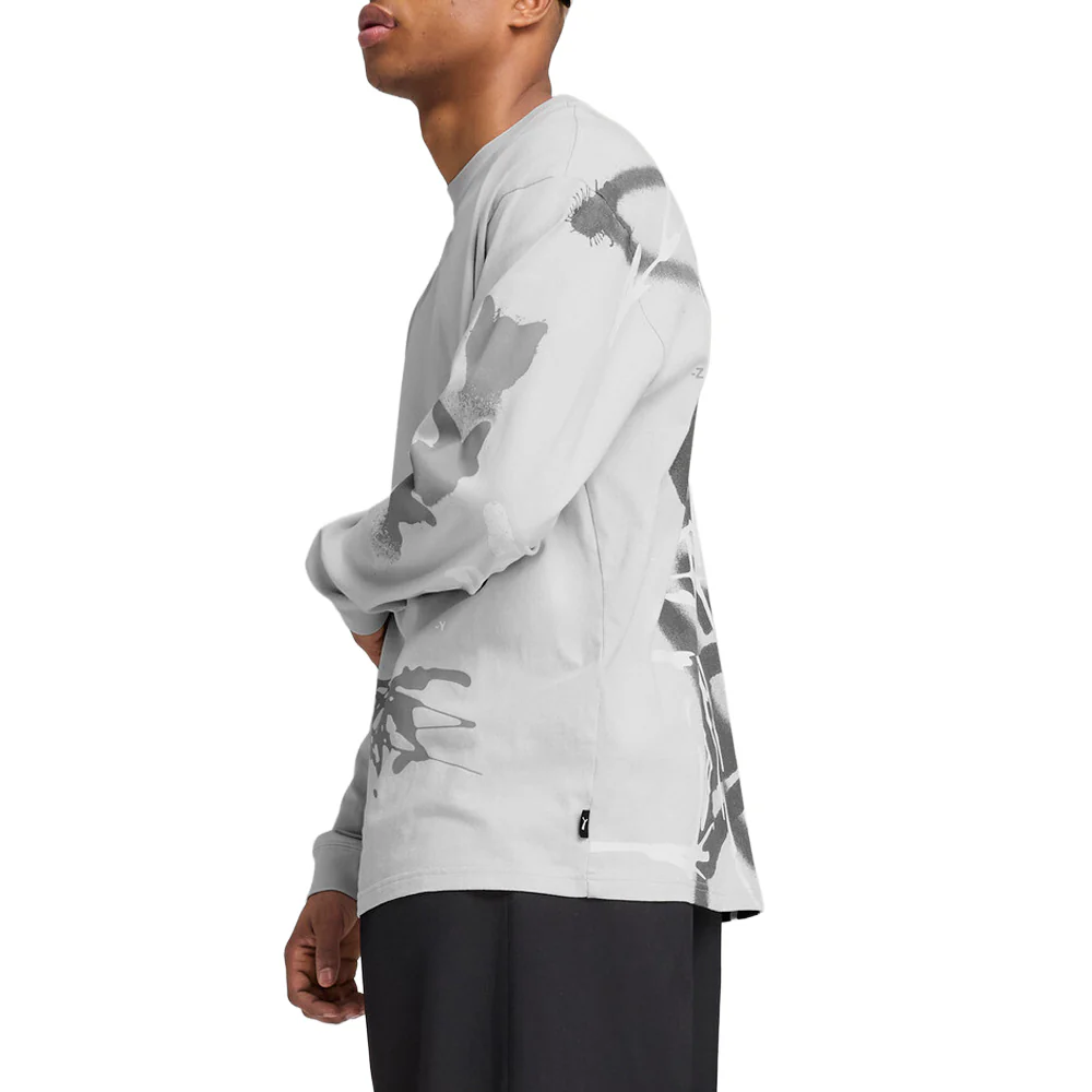 Nacho Graphic Crew Neck Long Sleeve T-Shirt - Image 5