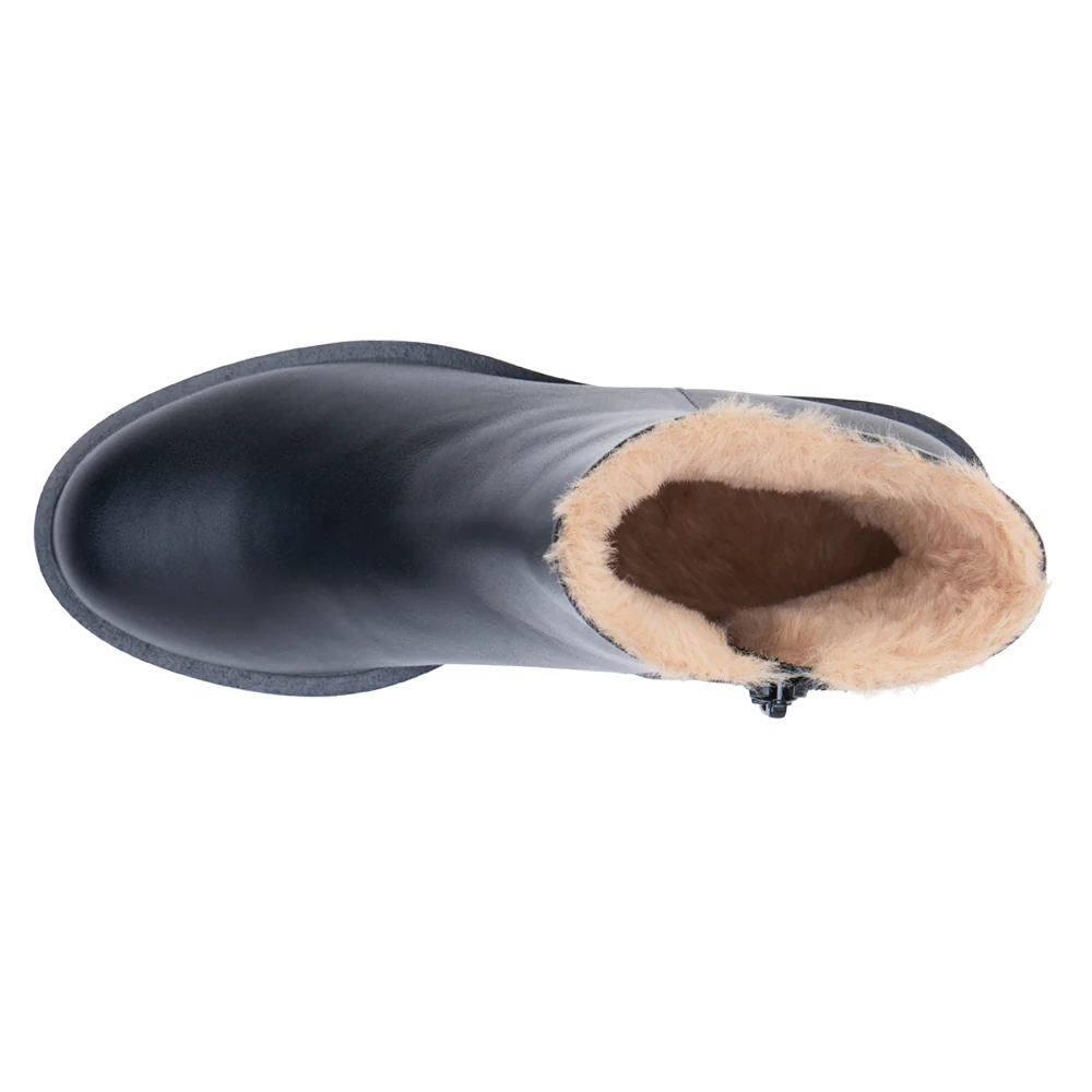 Nate Round Toe Zippered Booties - Image 4