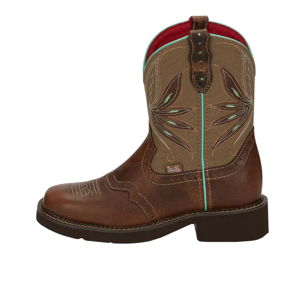 Nettie 8 Inch Square Toe Cowboy Boots - Image 3