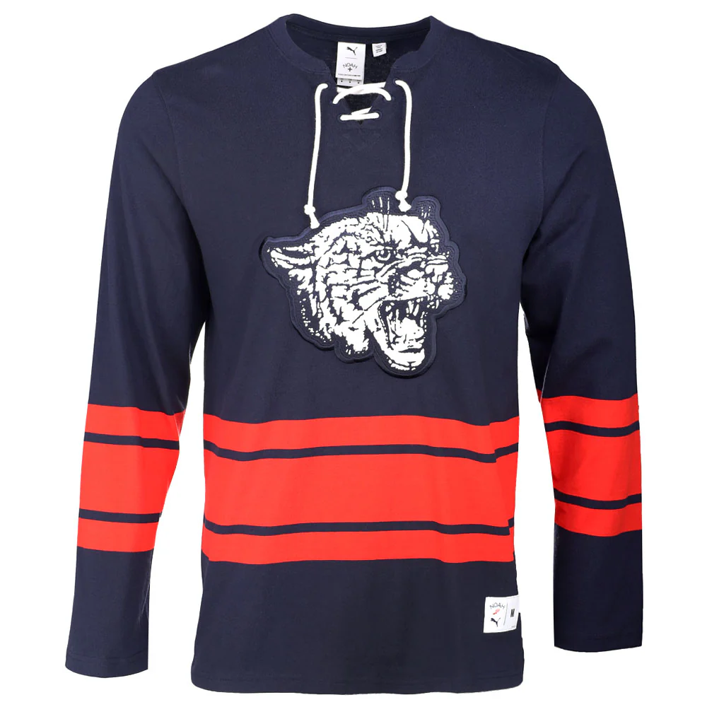 Noah Striped V Neck Long Sleeve Hockey Jersey