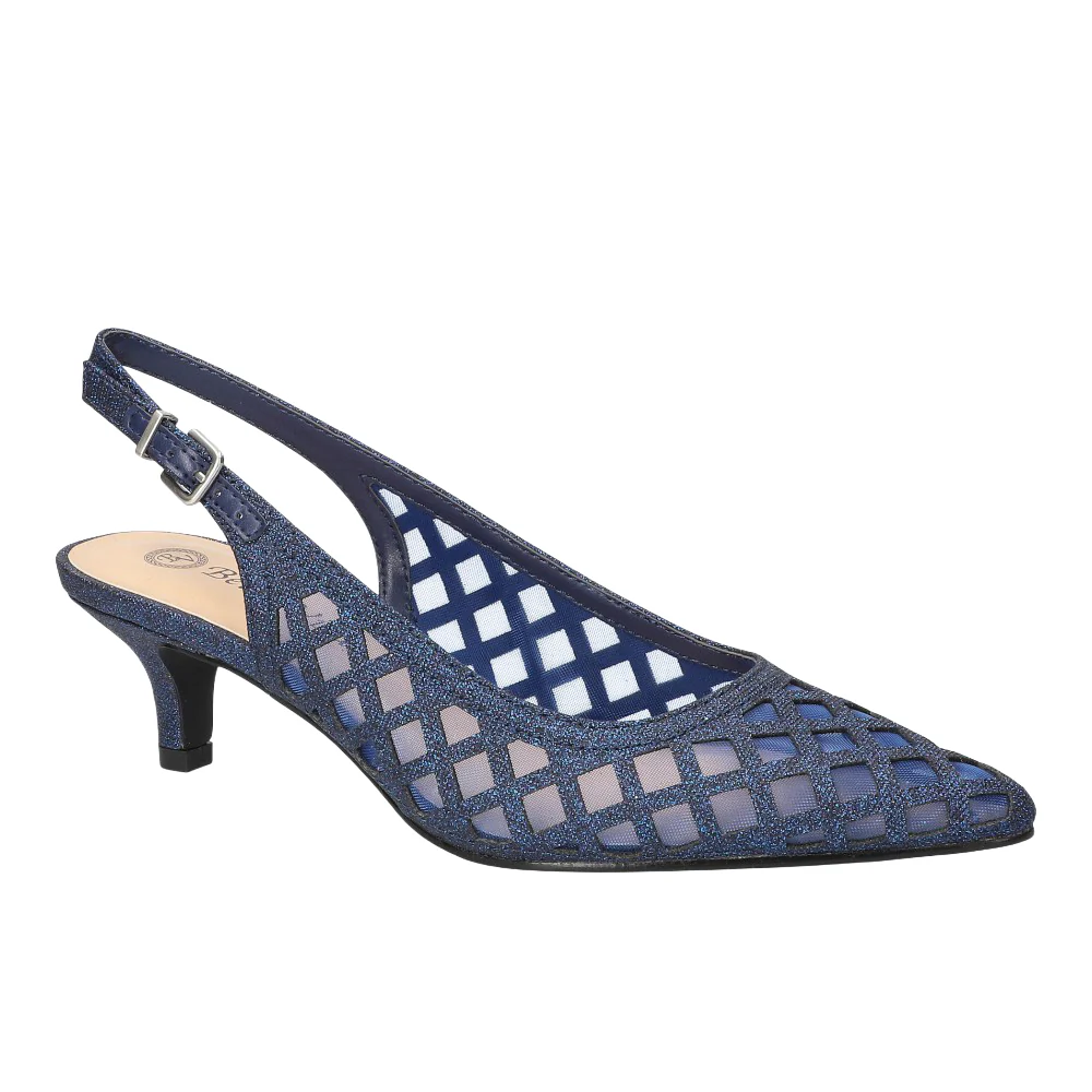 Noel Mesh Cut-Out Slingback Pumps - Image 2