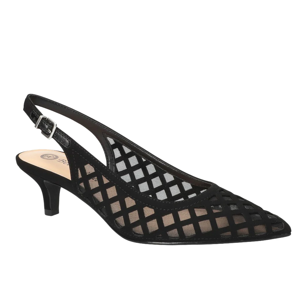 Noel Mesh Cut-Out Slingback Pumps - Image 2
