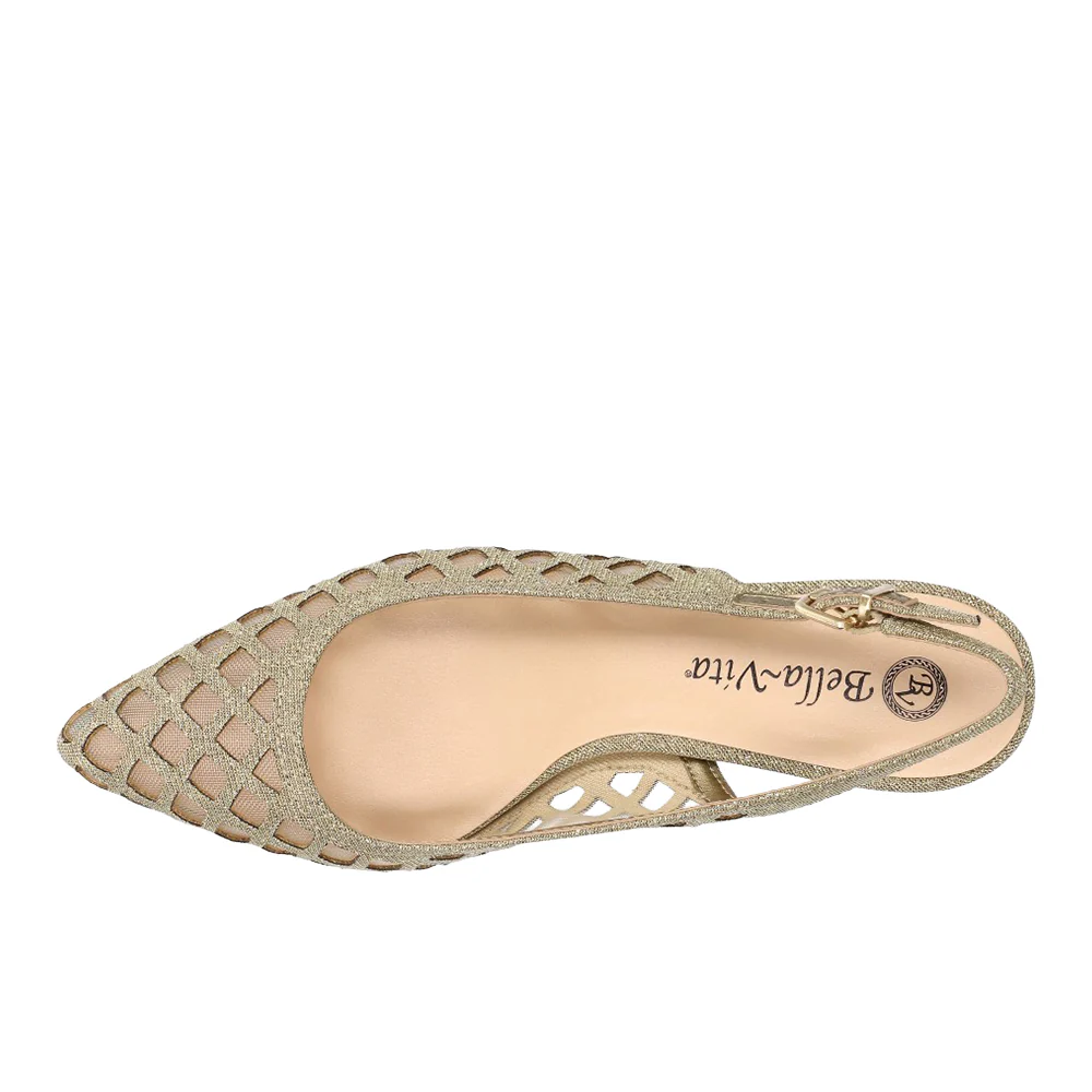 Noel Mesh Cut-Out Slingback Pumps - Image 4
