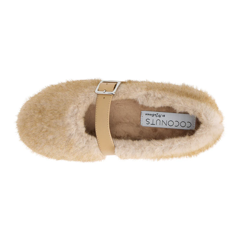 Nome Faux Fur Mary Jane Flats - Image 4