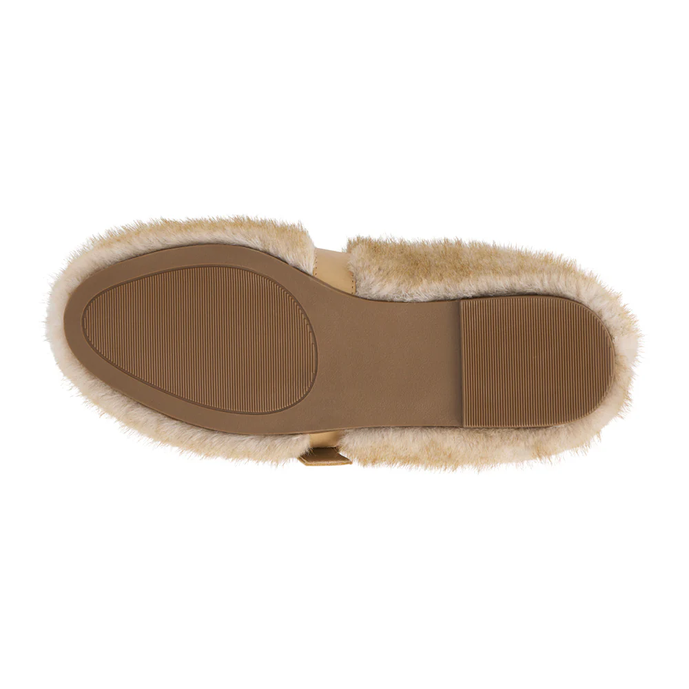 Nome Faux Fur Mary Jane Flats - Image 5