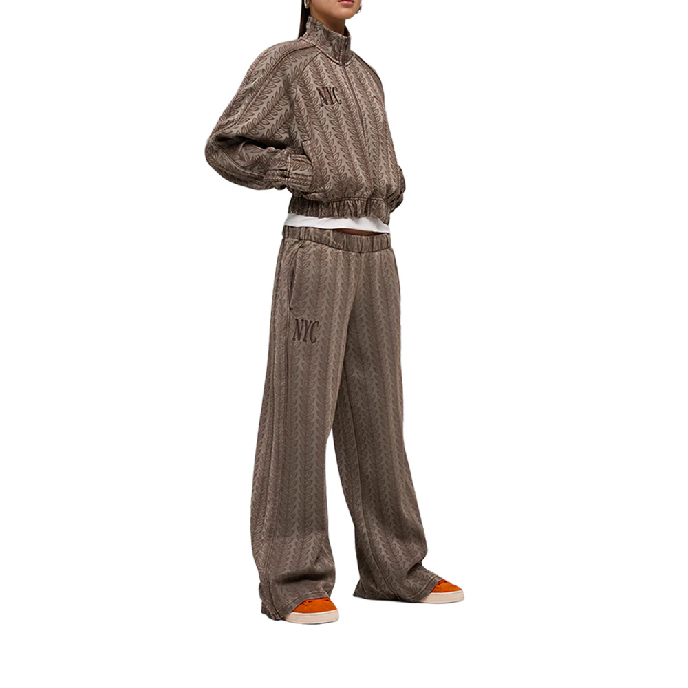 NYC T7 Jacquard Cropped Full Zip Track Jacket - Image 5