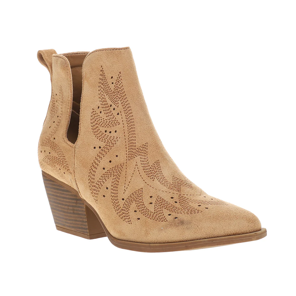 Olivia Pointed Toe Cowboy Booties - Image 2