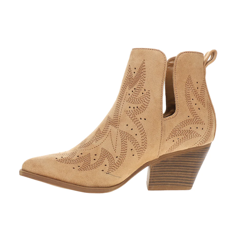Olivia Pointed Toe Cowboy Booties - Image 3