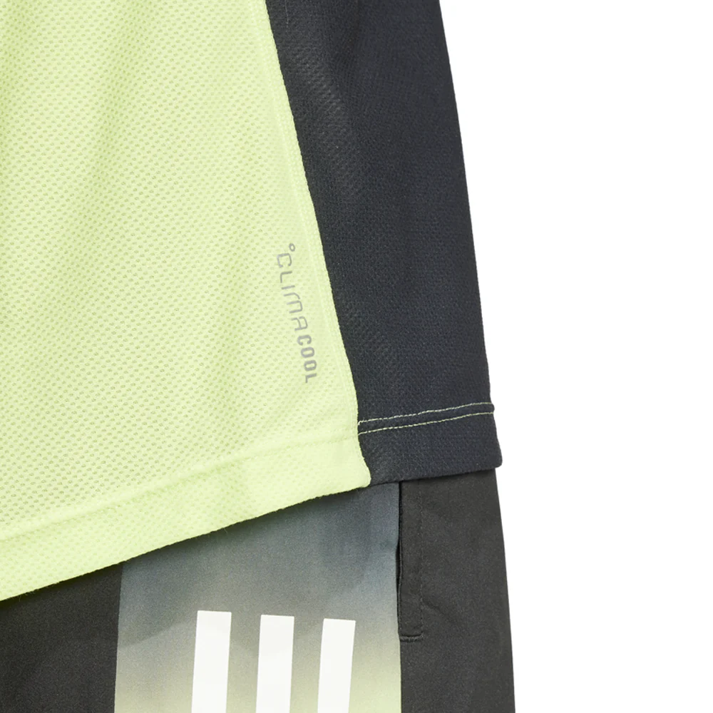 Own the Run Climacool Colorblock Crew Neck Short Sleeve Athletic T-Shirt - Image 4