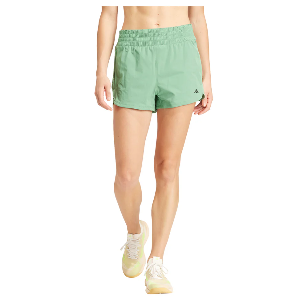Pacer Stretch-Woven Zipper Pocket Lux Shorts